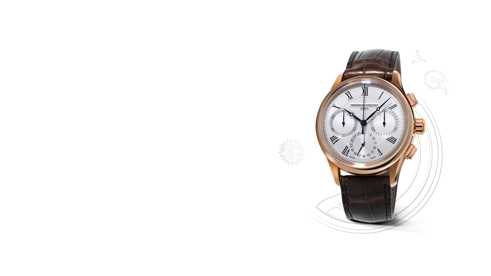 Frederique Constant Flyback Chronograph Manufacture Watch Caliber 